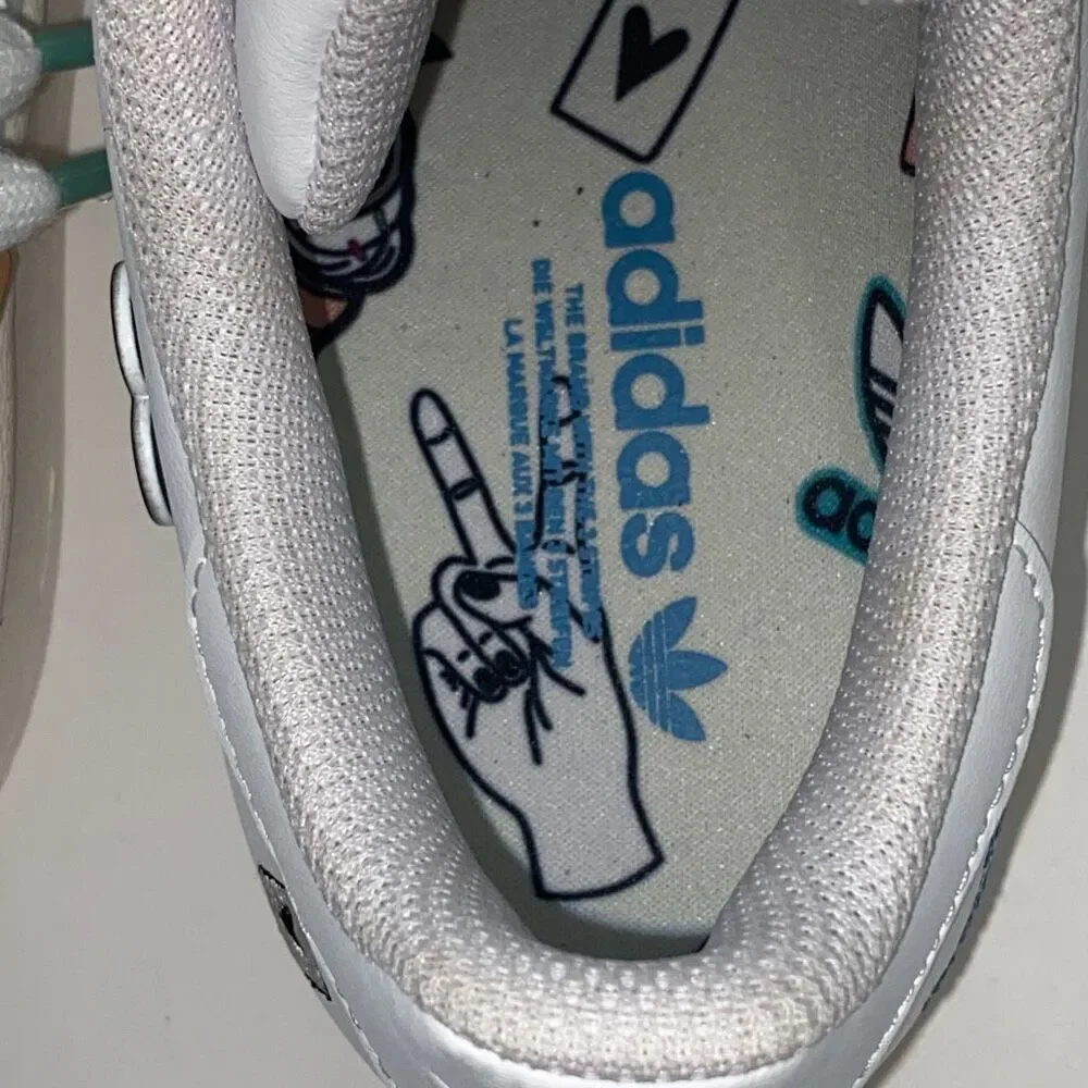 adidas women white